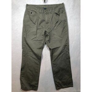 Polo Ralph Lauren Chino Pants Flat Front Dungarees Taupe Gray Men's 38x30